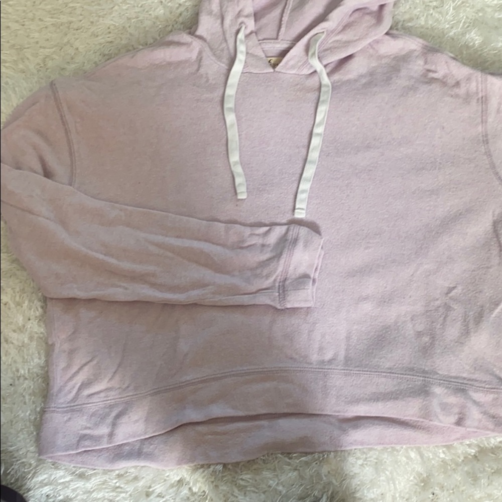 HOLLISTER soft pink hoodie